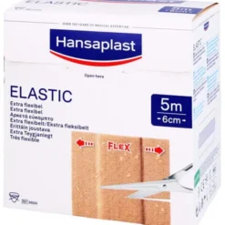 HANSAPLAST Elastic Pflaster 6 cmx5 m 1 St