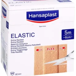 HANSAPLAST Elastic Pflaster 6 cmx5 m 1 St