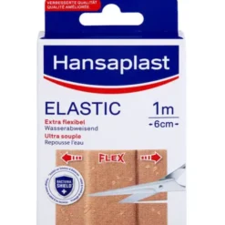 HANSAPLAST Elastic Pflaster 6 cmx1 m 1 St