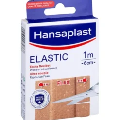 HANSAPLAST Elastic Pflaster 6 cmx1 m 1 St