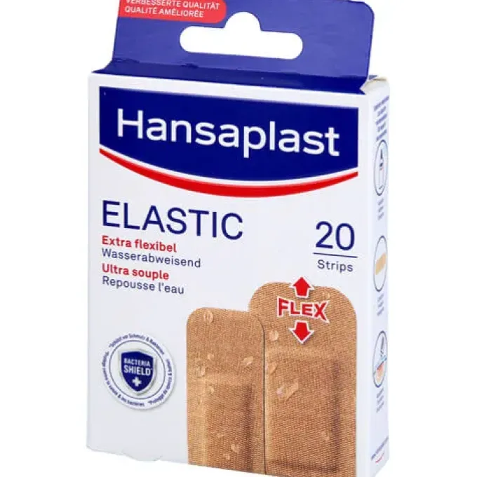 HANSAPLAST Elastic Pflasterstrips 20 St