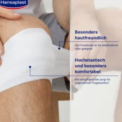 HANSAPLAST elastische Fixierb.gekreppt 8 cmx4 m 1 St