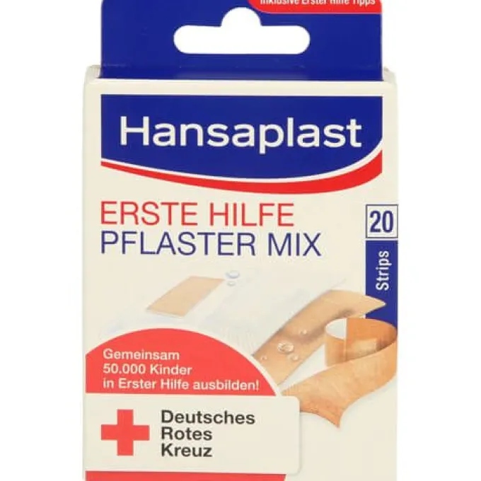 HANSAPLAST Erste Hilfe Pflaster Mix 20 St