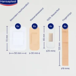 HANSAPLAST Erste Hilfe Pflaster Mix 20 St