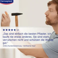 HANSAPLAST extra robust wasserdicht Pflasterstrips 16 St