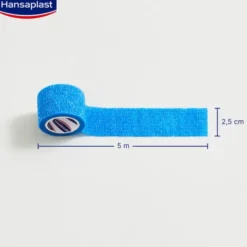 HANSAPLAST Fingerverb.selbsthaft.2,5 cmx5 m blau 1 St