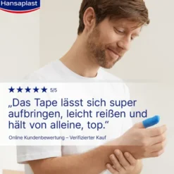 HANSAPLAST Fingerverb.selbsthaft.2,5 cmx5 m blau 1 St