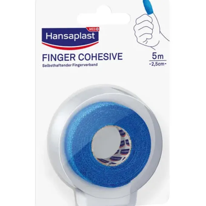 HANSAPLAST Fingerverb.selbsthaft.2,5 cmx5 m blau 1 St