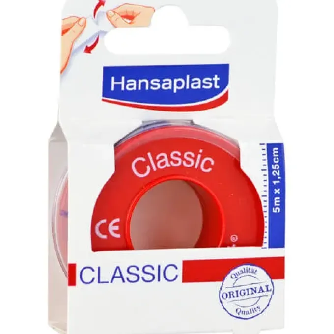 HANSAPLAST Fixierpfl.Classic 1,25 cmx5 m 1 St