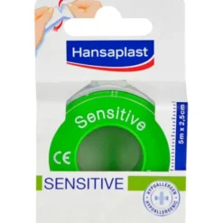 HANSAPLAST Fixierpfl.Sensitive 2,5 cmx5 m 1 St