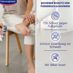 HANSAPLAST Fußspray Silver Active 150 ml
