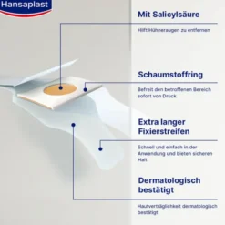HANSAPLAST Hühneraugenpflaster 8 St