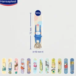 HANSAPLAST Kids Pflasterstrips Universal 1,9x7,2cm 100 St