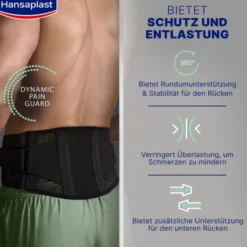 HANSAPLAST Rücken-Bandage verstellbar 82-118 cm 1 St