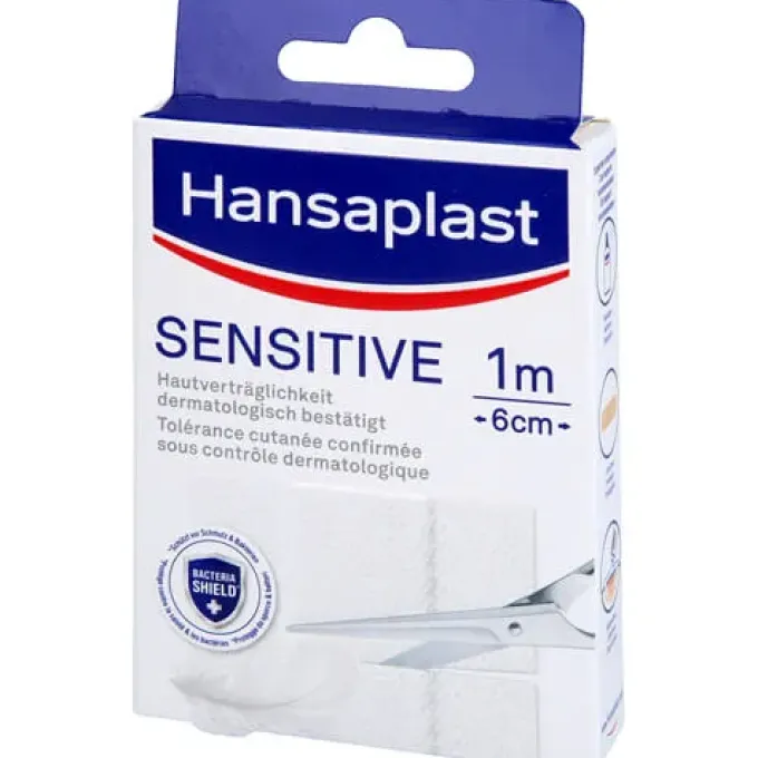 HANSAPLAST Sensitive Pflast.hypoallergen 6 cmx1 m 1 St