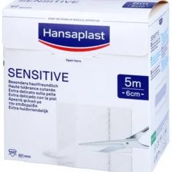 HANSAPLAST Sensitive Pflaster 6 cmx5 m Rolle 1 St