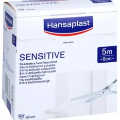HANSAPLAST Sensitive Pflaster 6 cmx5 m Rolle 1 St