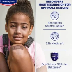 HANSAPLAST Sensitive Pflasterstrips hautton dark 20 St