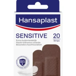 HANSAPLAST Sensitive Pflasterstrips hautton dark 20 St