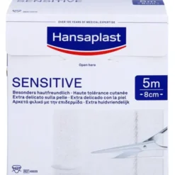 HANSAPLAST Sensitive Pflaster 8 cmx5 m Rolle 1 St