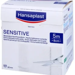 HANSAPLAST Sensitive Pflaster 8 cmx5 m Rolle 1 St