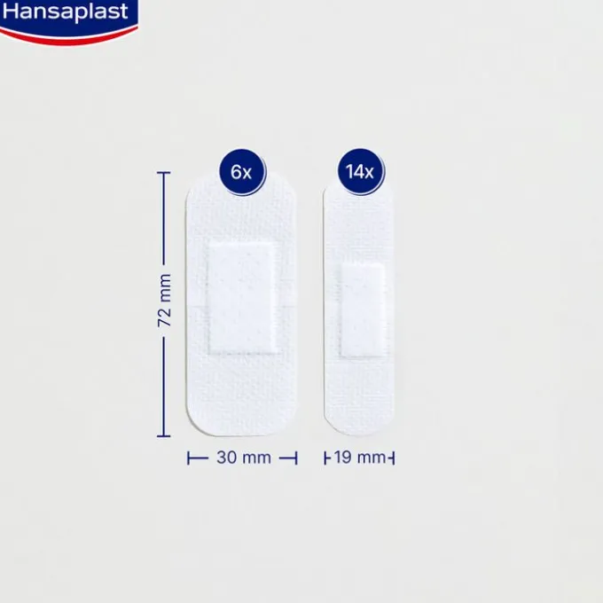 HANSAPLAST Sensitive Pflast.hypoallergen Strips 20 St