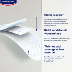 HANSAPLAST Sensitive Wundverband steril 6x7 cm 5 St