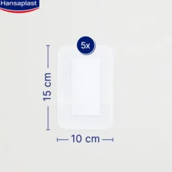 HANSAPLAST Sensitive Wundverband steril 10x15 cm 5 St