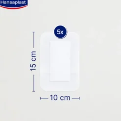 HANSAPLAST Sensitive Wundverband steril 10x15 cm 5 St