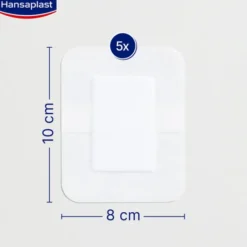 HANSAPLAST Sensitive Wundverband steril 8x10 cm 5 St