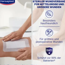 HANSAPLAST Sensitive Wundverband steril 10x20 cm 5 St
