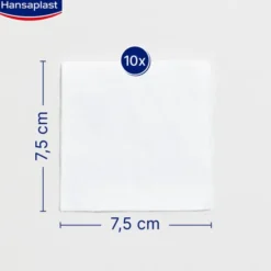HANSAPLAST Soft Kompressen 7,5x7,5 cm steril 5X2 St