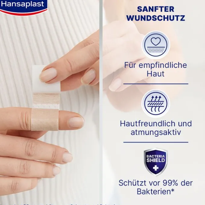 HANSAPLAST Soft Pflaster 6 cmx5 m Rolle 1 St