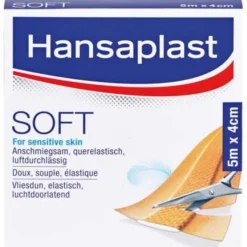 HANSAPLAST Soft Pflaster 4 cmx5 m Rolle 1 St