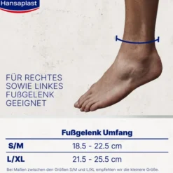 HANSAPLAST Sport Fußgelenk-Bandage Gr.L 1 St