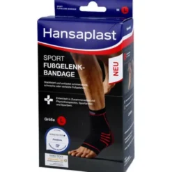 HANSAPLAST Sport Fußgelenk-Bandage Gr.L 1 St