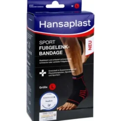 HANSAPLAST Sport Fußgelenk-Bandage Gr.L 1 St