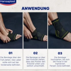 HANSAPLAST Sport Fußgelenk-Bandage Gr.M 1 St