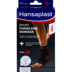HANSAPLAST Sport Fußgelenk-Bandage Gr.M 1 St