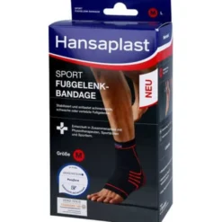 HANSAPLAST Sport Fußgelenk-Bandage Gr.M 1 St