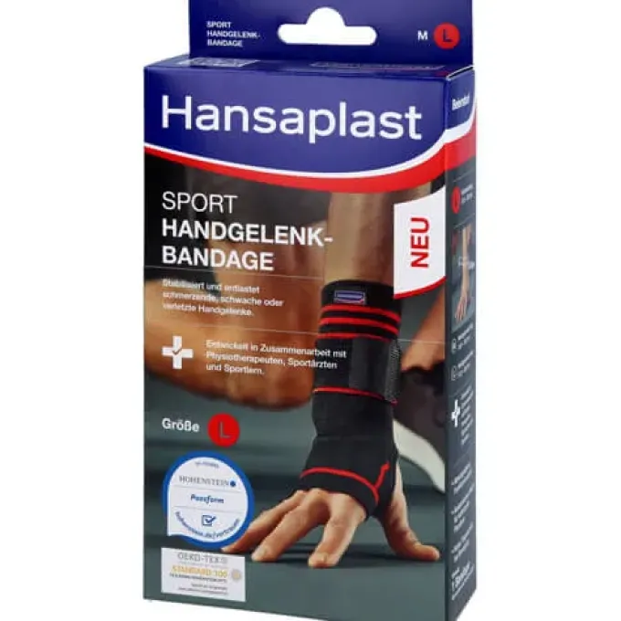 HANSAPLAST Sport Handgelenk-Bandage Gr.L 1 St