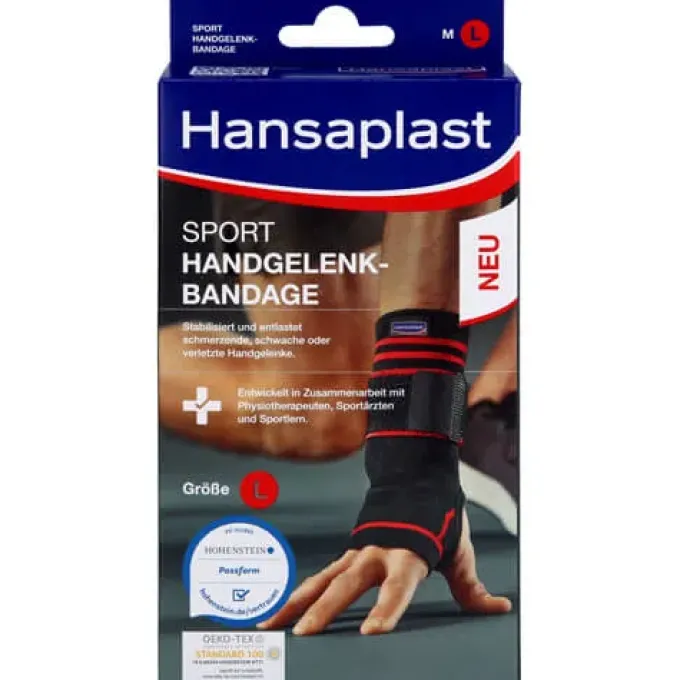 HANSAPLAST Sport Handgelenk-Bandage Gr.L 1 St