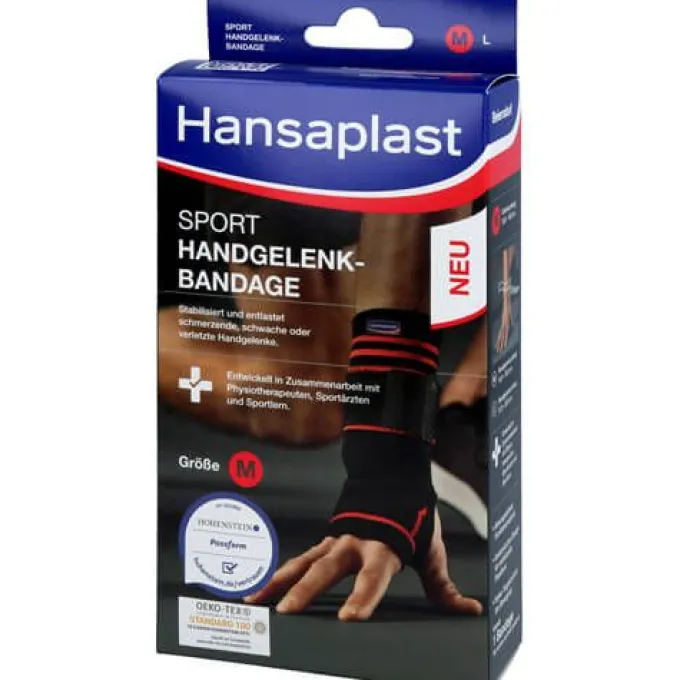 HANSAPLAST Sport Handgelenk-Bandage Gr.M 1 St