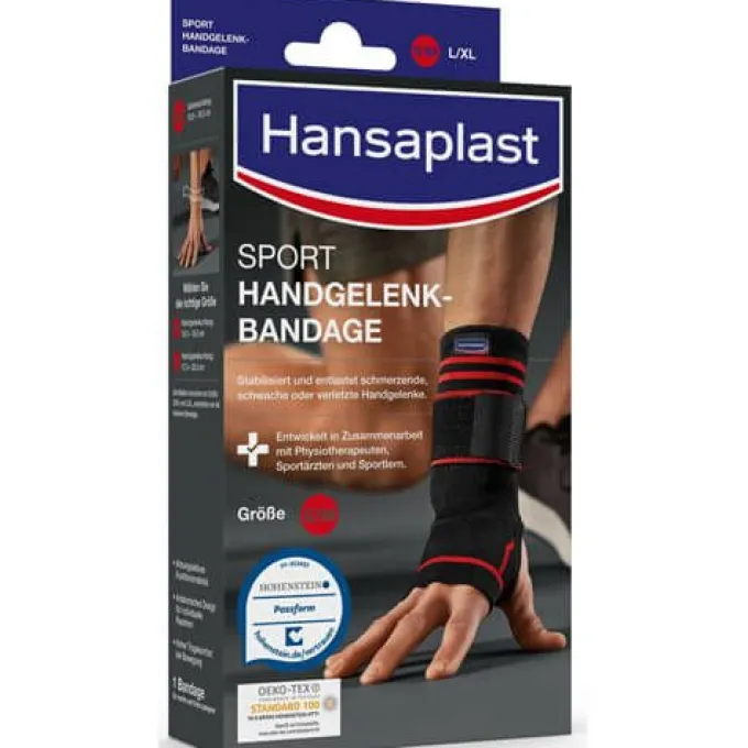 HANSAPLAST Sport Handgelenk-Bandage Gr.M 1 St
