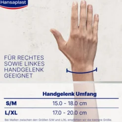 HANSAPLAST Sport Handgelenk-Bandage Gr.M 1 St