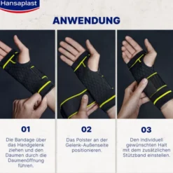 HANSAPLAST Sport Handgelenk-Bandage Gr.M 1 St