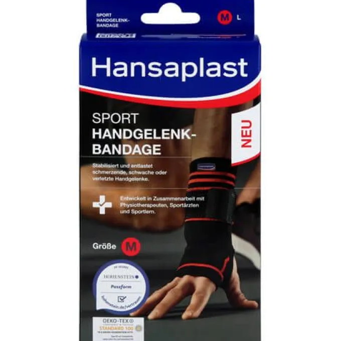 HANSAPLAST Sport Handgelenk-Bandage Gr.M 1 St