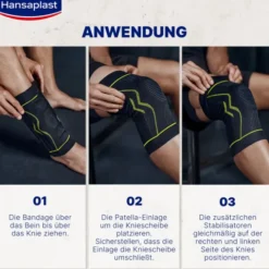 HANSAPLAST Sport Knie-Bandage Gr.L 1 St