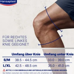 HANSAPLAST Sport Knie-Bandage Gr.M 1 St