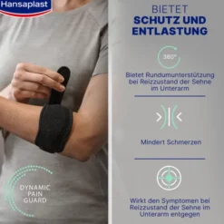 HANSAPLAST Tennisellenbogen-Bandage verstellbar 1 St